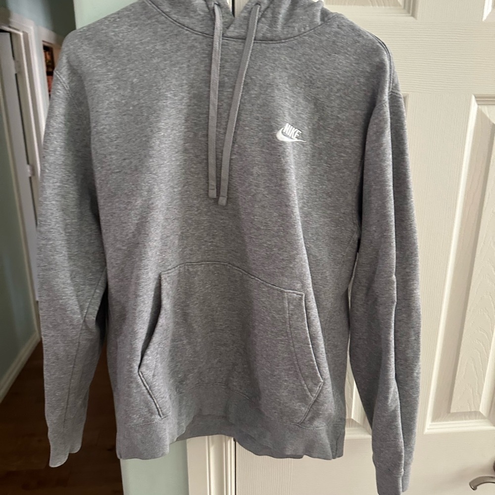 Nike Men's Heather Gray Hoodie